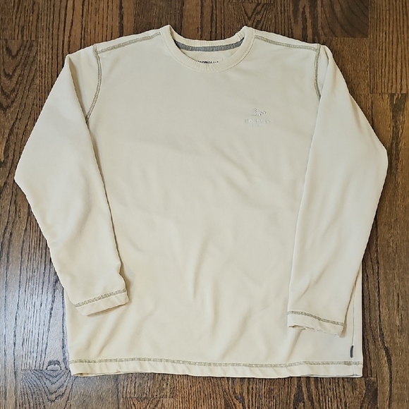 Honolua Men's Beige Long Sleeve Sweatshirt - Picture 7 of 8